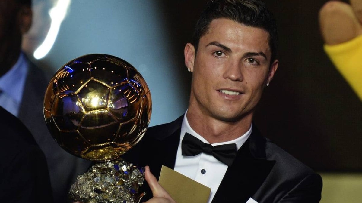 Cristiano Ronaldo foi cinco vezes Bola de Ouro
