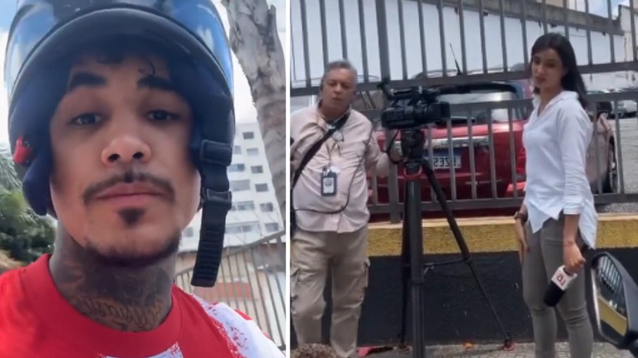 Repórter da Globo ignora MC Livinho e web reage: 'Inconveniente'