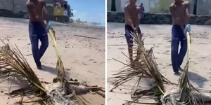 Ossada humana é encontrada em praia da Bahia