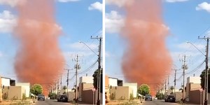 Calor e estiagem favorecem formação de redemoinhos em Goiás