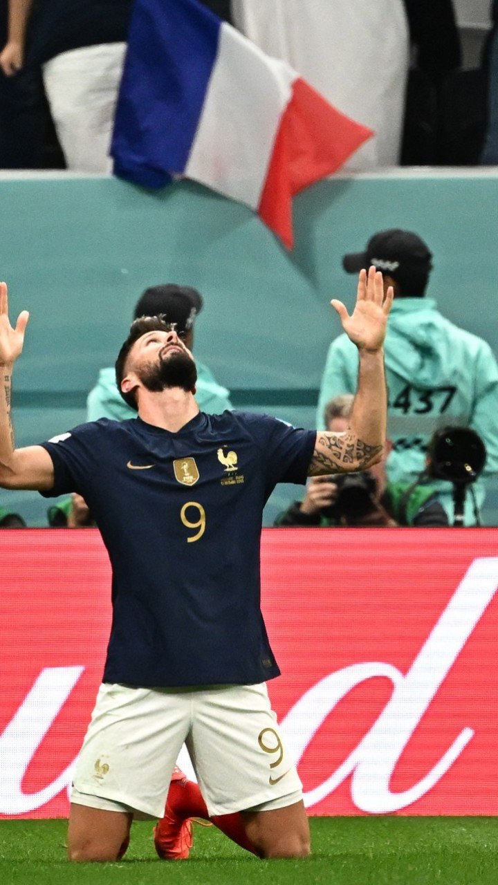 Copa 2022: Giroud compensa Mbappé e sai da sombra de Benzema