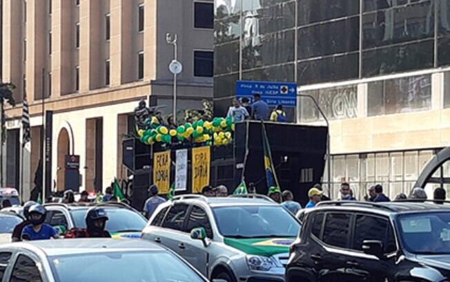 Manifestações contra Doria na avenida Paulista: pedido de impeachment com base em argumentos tão frágeis quanto os dos que querem a saída de Bolsonaro