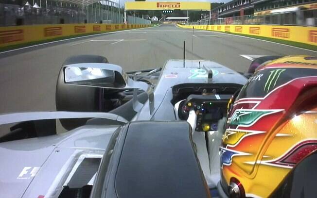 Hamilton comanda Mercedes no treino classificatório na Bélgica