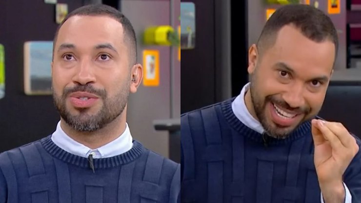 Ao vivo, Gil do Vigor se emociona e chora ao falar da avó