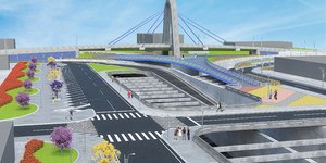 Túnel Santos-Guarujá é apresentado  para executivos em NY