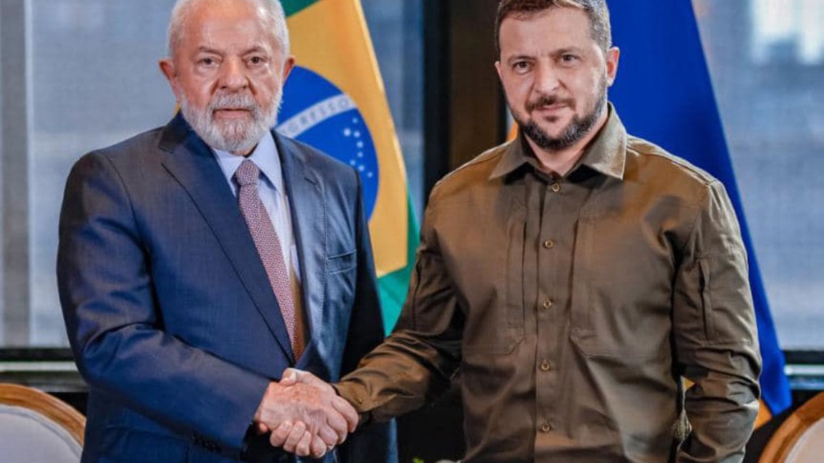 Lula se reuniu com o presidente ucraniano, Volodymyr Zelensky, em Nova York (EUA)