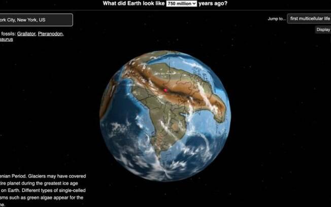 Onde a cidade de Nova York estava na Terra há 750 milhões de anos, de acordo com o mapa da Terra Antiga