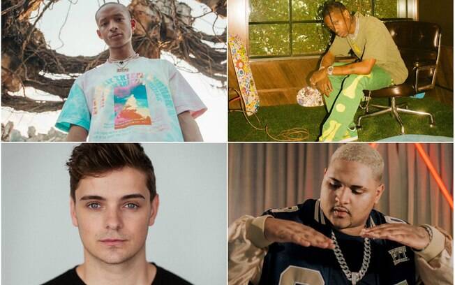 Jaden Smith, Travis Scott, Martin Garrix e Kevin o Chris 