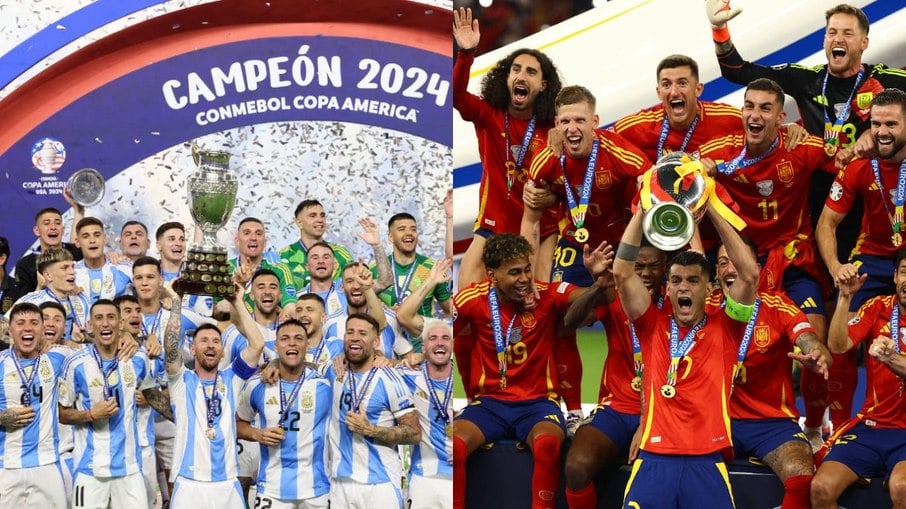 Finalíssima de 2025 terá duelo entre Argentina e Espanha