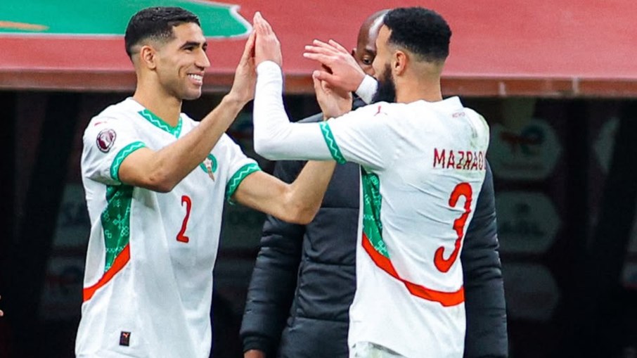 Seleção Marroquina pode utilizar Hakimi e Mazraoui para surpreender a Seleção Brasileira Seleção Marroquina pode utilizar Hakimi e Mazraoui para surpreender a Seleção Brasileira