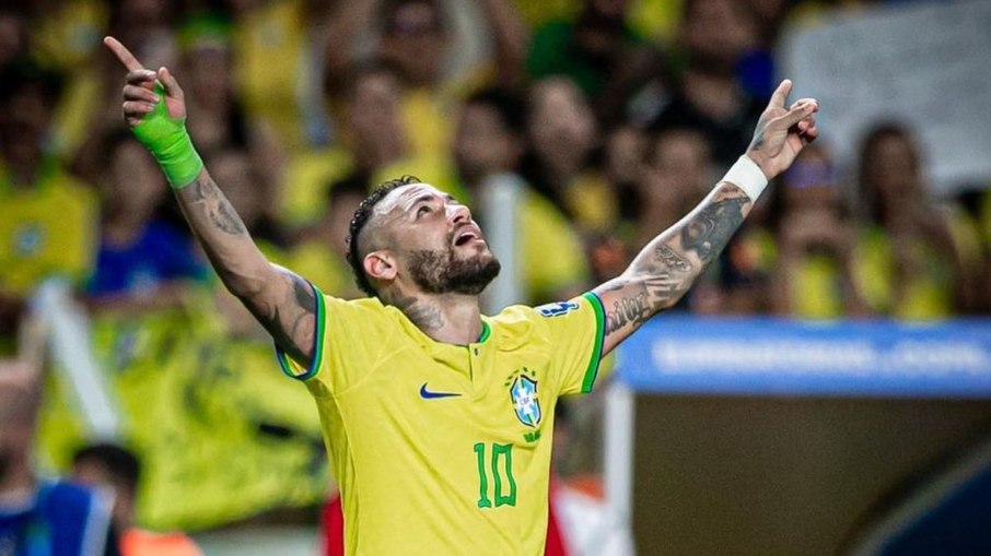 Neymar é o maior artilheiro da história da seleção brasileira Neymar é o maior artilheiro da história da seleção brasileira