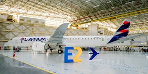 LATAM recebe a primeira aeronave do modelo E195-E2 da Embraer