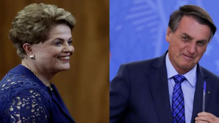Justiça rejeitou queixa-crime apresentada por Dilma contra Bolsonaro