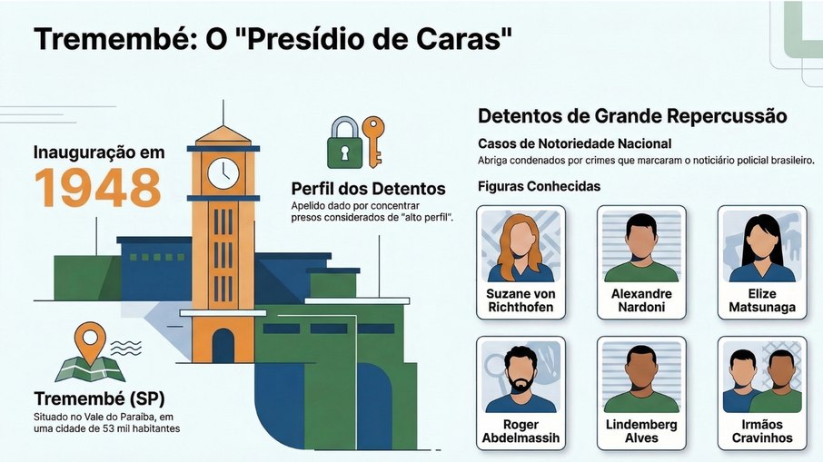 A unidade ficou conhecida em todo o país por abrigar detentos envolvidos em crimes de grande repercussão