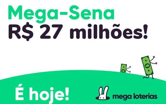 Mega-Sena pode pagar R$ 27 milhões no sorteio deste sábado (7)