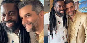 Lázaro Ramos encontra Wagner Moura em Los Angeles para Oscar 2026