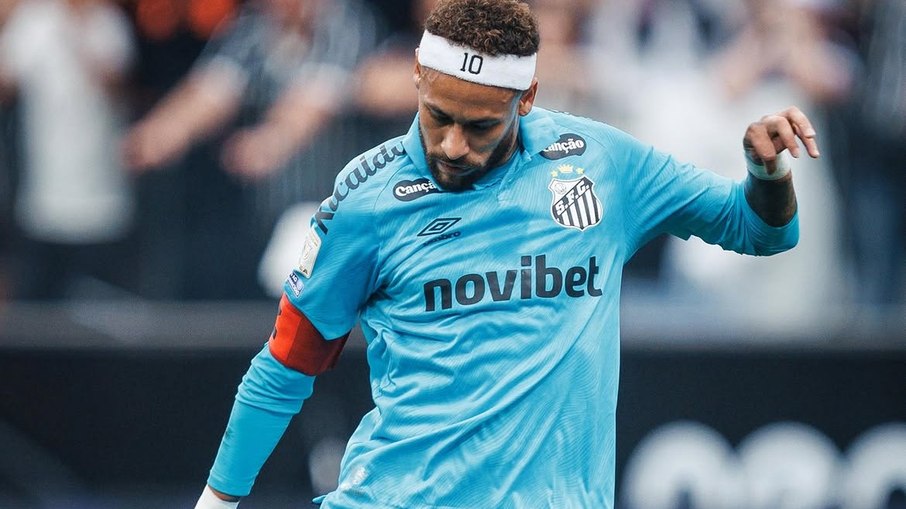 Neymar bateu falta que originou gol do Santos contra o Corinthians Neymar bateu falta que originou gol do Santos contra o Corinthians