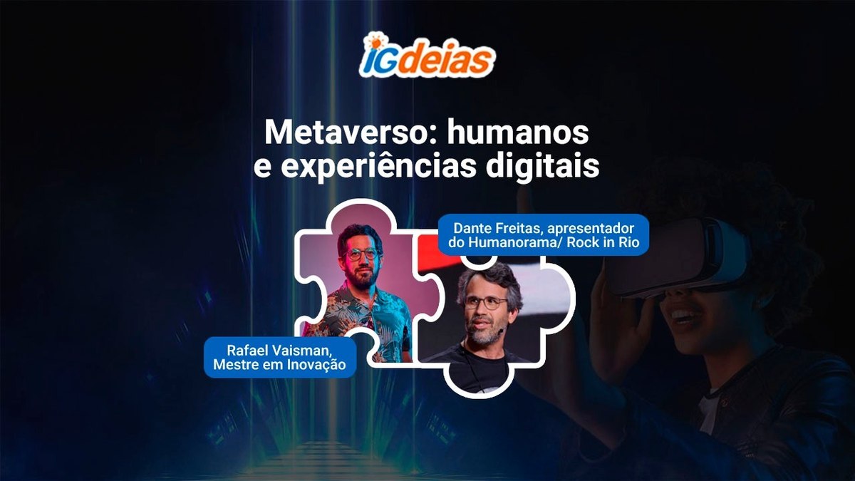 Live desta terça-feira falará sobre o metaverso