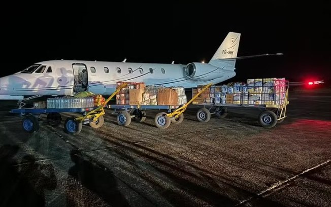 Neymar envia avião com suprimentos para vítimas do Rio Grande do Sul