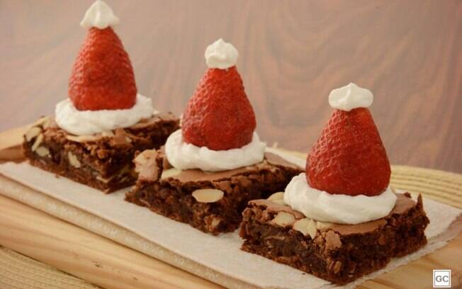 Brownie de Natal para uma sobremesa especial e prtica