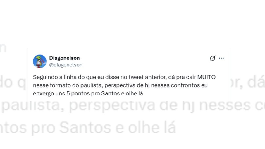 Com a tabela de jogos, os cálculos de pontos já estão sendo feitos