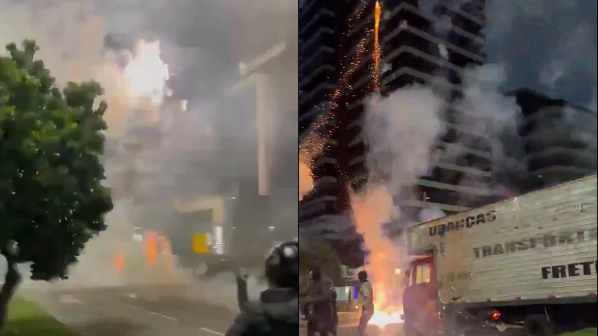 Foguetório feito pela torcida do Vasco repercute na Argentina
