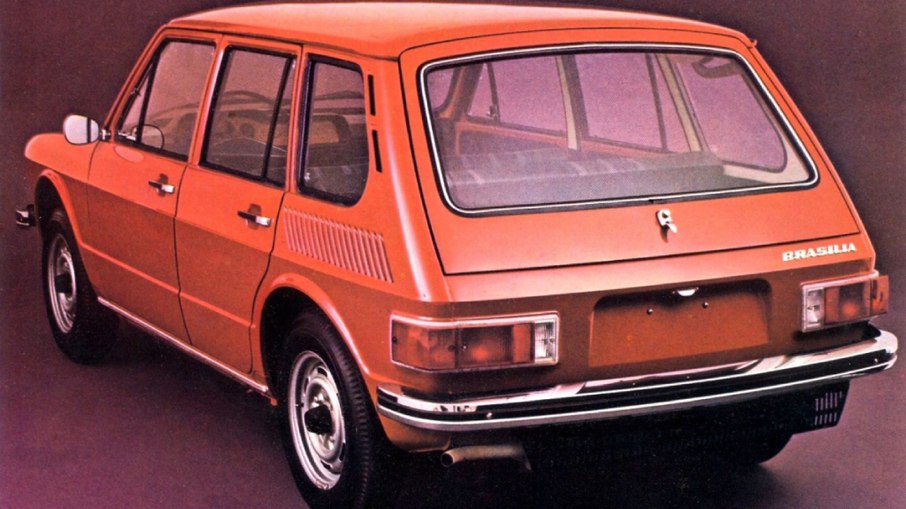 Antes de 1978, a VW Brasilia com quatro portas era exportada para outros mercados