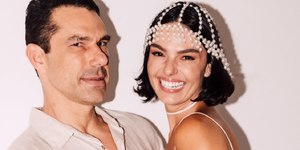 Isis Valverde revela fotos de casamento secreto com Marcus Buaiz: 'Nosso Natal'