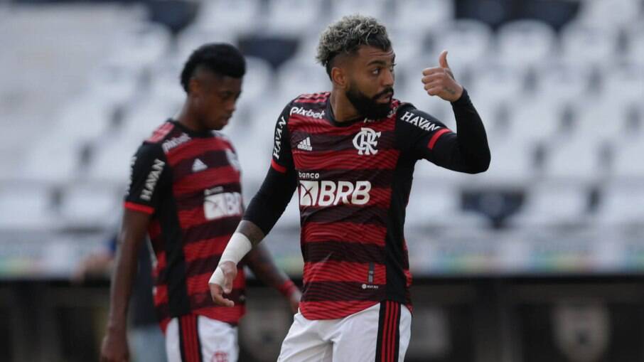 Gabigol foi vaiado pela torcida do Flamengo no jogo diante do Resende