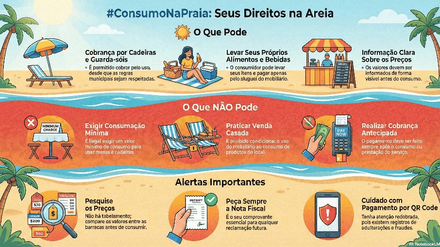Cobranças na praia