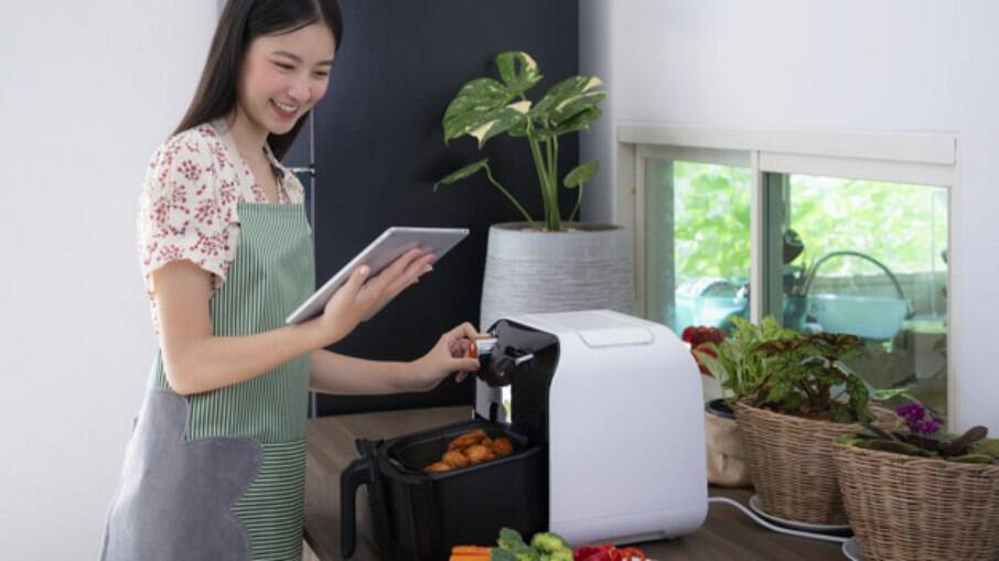 O peixe na air fryer é uma delícia de fazer!