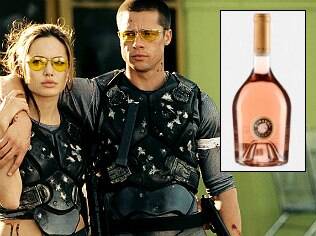 vinho róse, brad pitt, angelina jolie