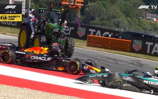 F1: Kimi bate em Verstappen e corrida acaba cedo para os dois