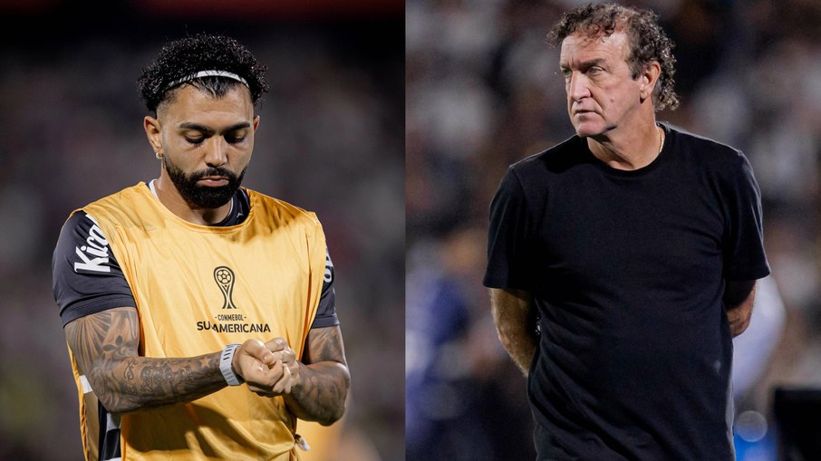 Cuca cobra Gabigol por descida ao vestiário após substituição