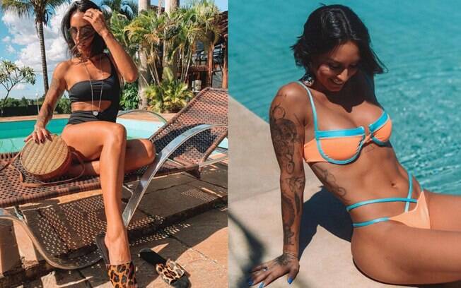 Algumas das musas do verão têm suas próprias marcas de roupas de banho, como é o caso de Anna Clara Maia Algumas das musas do verão têm suas próprias marcas de roupas de banho, como é o caso de Anna Clara Maia