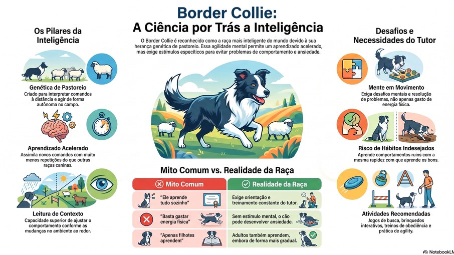 Border Collie: o que explica a inteligência da raça?