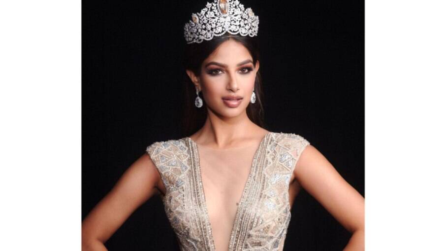 Harnaaz Kaur Sandhu é a Miss Universo escolhida e ela representava a Índia