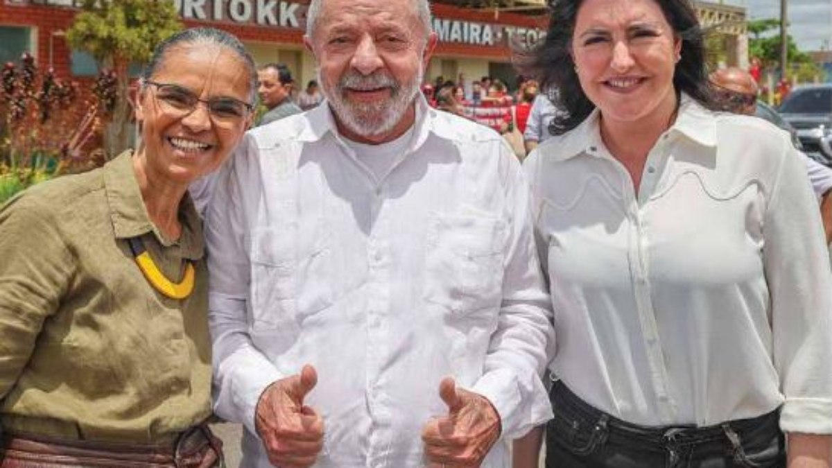 Marina Silva e Simone Tebet durante campanha de Lula nas últimas eleições