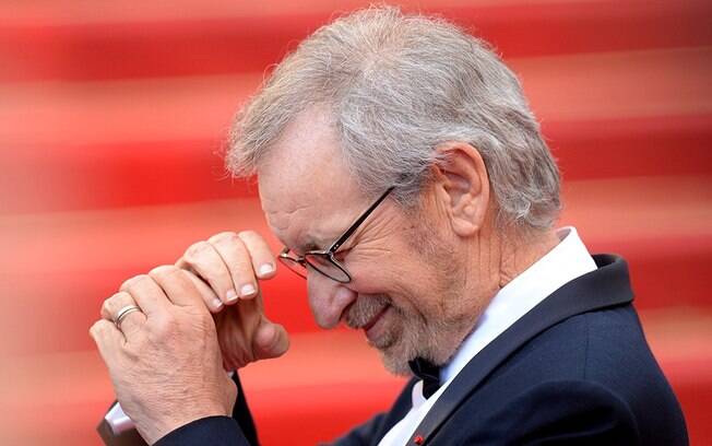 Steven Spielberg durante a premiere de 