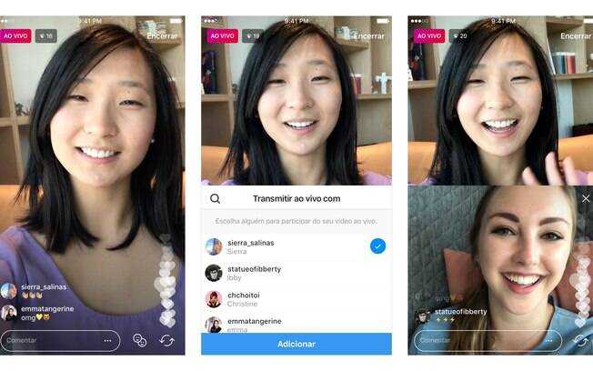 Instagram, finalmente, liberou recurso em que usuários podem convidar amigos para fazer transmissões ao vivo juntos