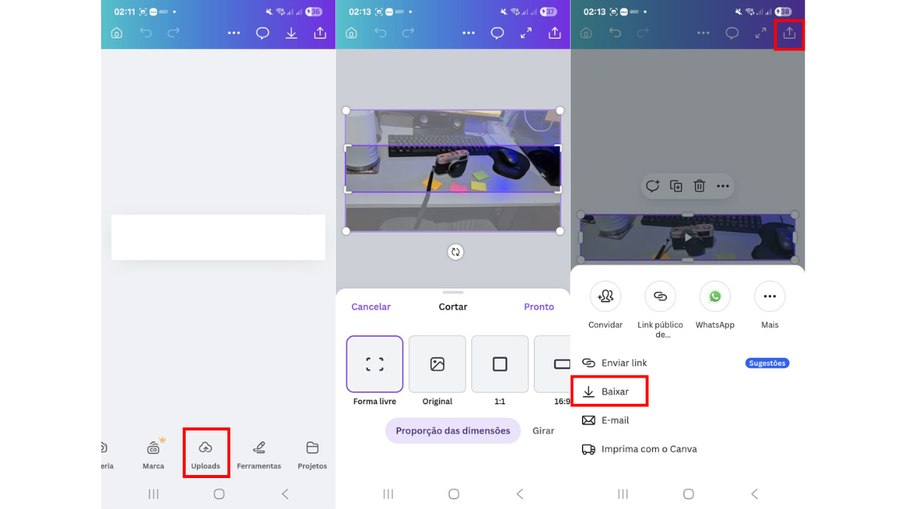 Passos para editar vídeo em estilo 
