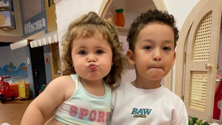 Filha de Viih Tube e filho de Bianca Andrade encantam web com encontro: "Fofuras"