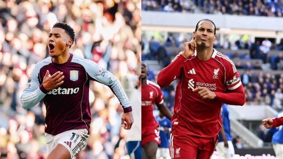 Watkins e Van Dijk fazem embate em Aston Villa x Liverpool