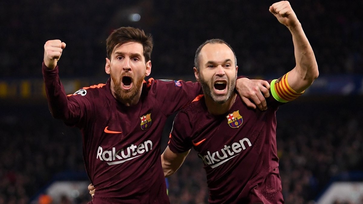 Messi e Iniesta