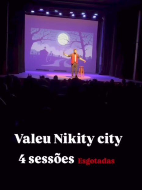 Léo Lins durante show em Niterói (RJ) - 20/07/2025