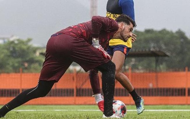 Fabrício, goleiro do Nova Iguaçu, finalista do Campeonato Carioca