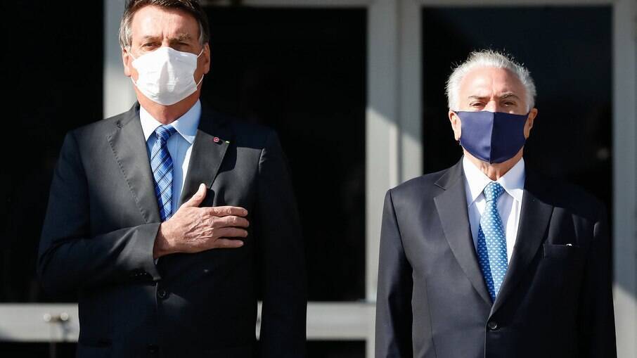 Jair Bolsonaro e Michel Temer