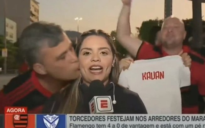 Repórter desabafa sobre assédio sofrido de torcedor do Flamengo: 'Eu só queria trabalhar'