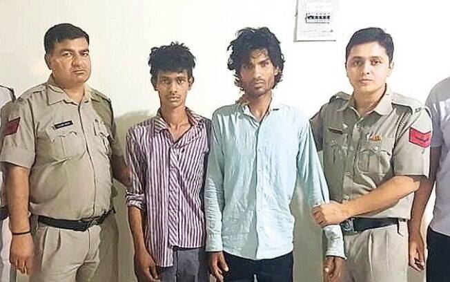 Sumit Kumar e seu cúmplice, Vikas, foram presos pelo estupro no sábado (13); Kumar confessou o crime à polícia