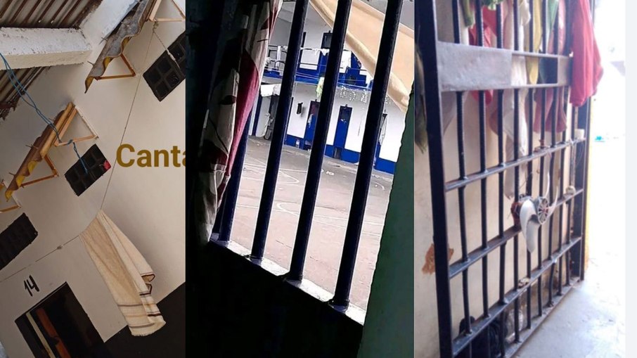 Imagens de presídios divulgadas por detentos nas redes sociais
